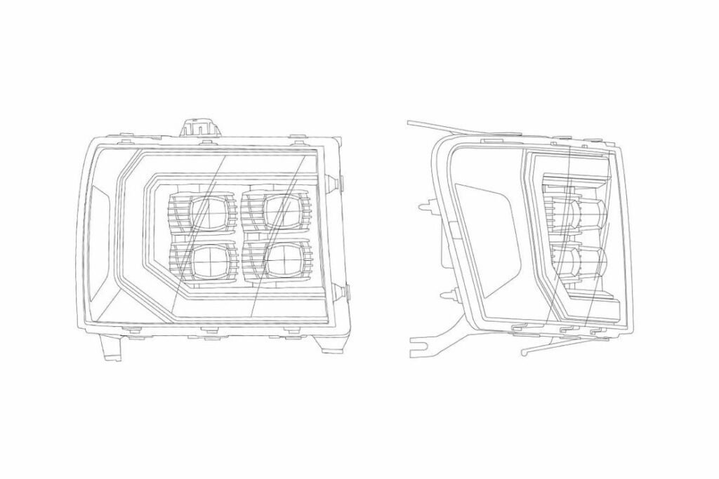 GMC Sierra (07-13): Alpharex Pro Headlights