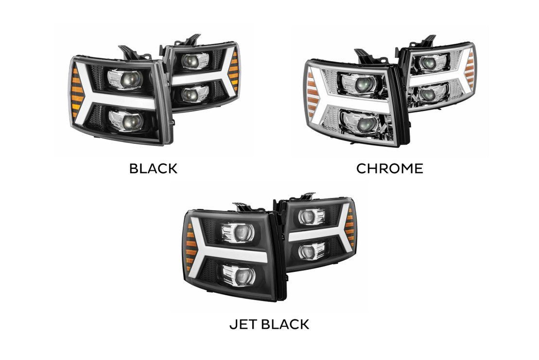 Chevrolet Silverado (07-13): Alpharex Luxx Headlights - Image 2