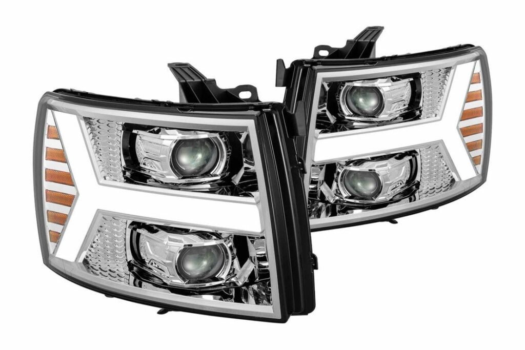 Chevrolet Silverado (07-13): Alpharex Luxx Headlights