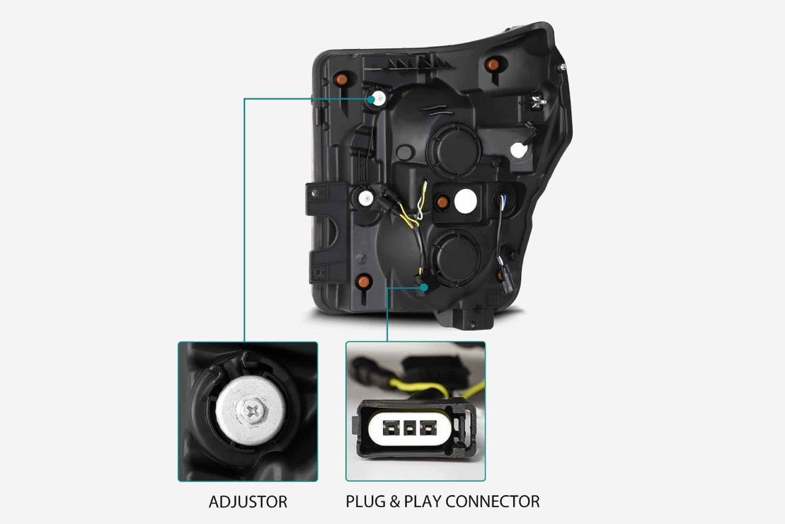 Ford Super Duty (11-16): Alpharex Luxx Headlights - Image 5