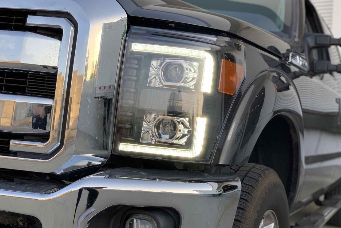 Ford Super Duty (11-16): Alpharex Luxx Headlights - Image 11