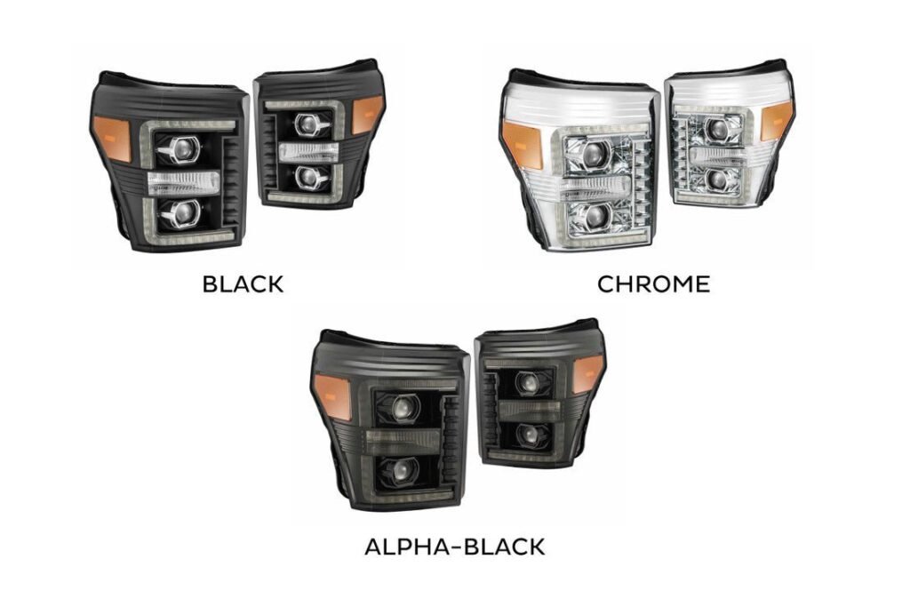 Ford Super Duty (11-16): Alpharex Pro Headlights