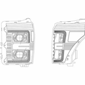 Ford Super Duty (11-16): Alpharex Pro Headlights - Image 5
