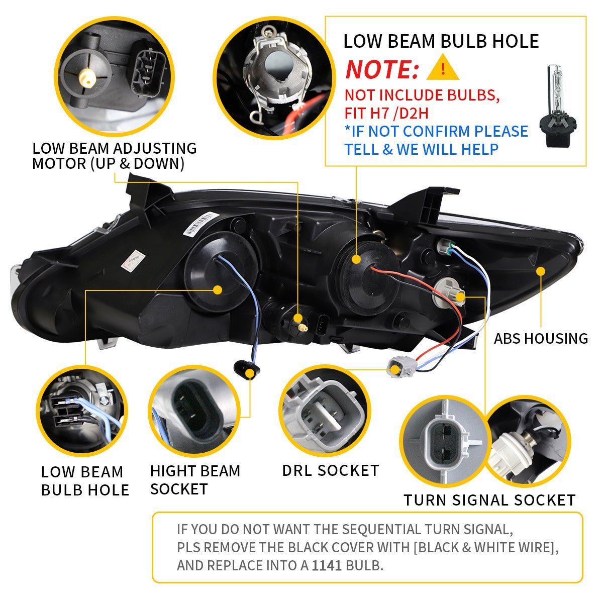 VLAND Headlights For Toyota Camry 2009-2011 - Image 14