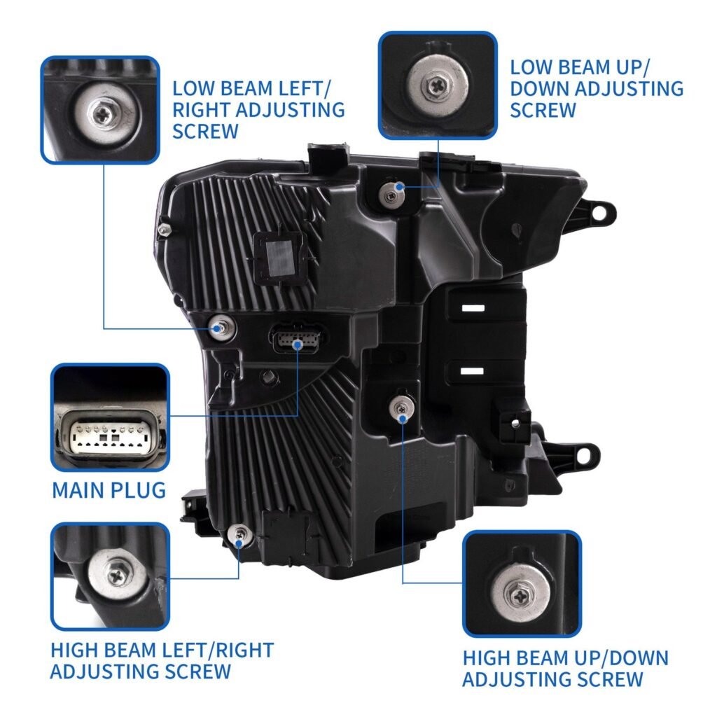 VLAND LED Projector Headlights for Ford F150 2018-2020 (Without Sequential Turn Signal)