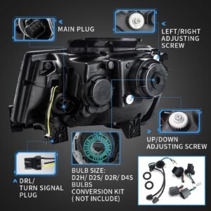VLAND LED Projector Headlights For Chevy Chevrolet Camaro 2014 2015 - Image 15
