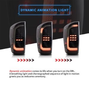VLAND LED Tail Lights For Toyota Tacoma 2016-2021 - Image 4