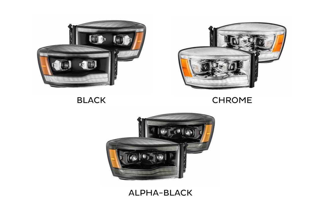 Dodge Ram (06-08): Alpharex Luxx Headlights - Image 2