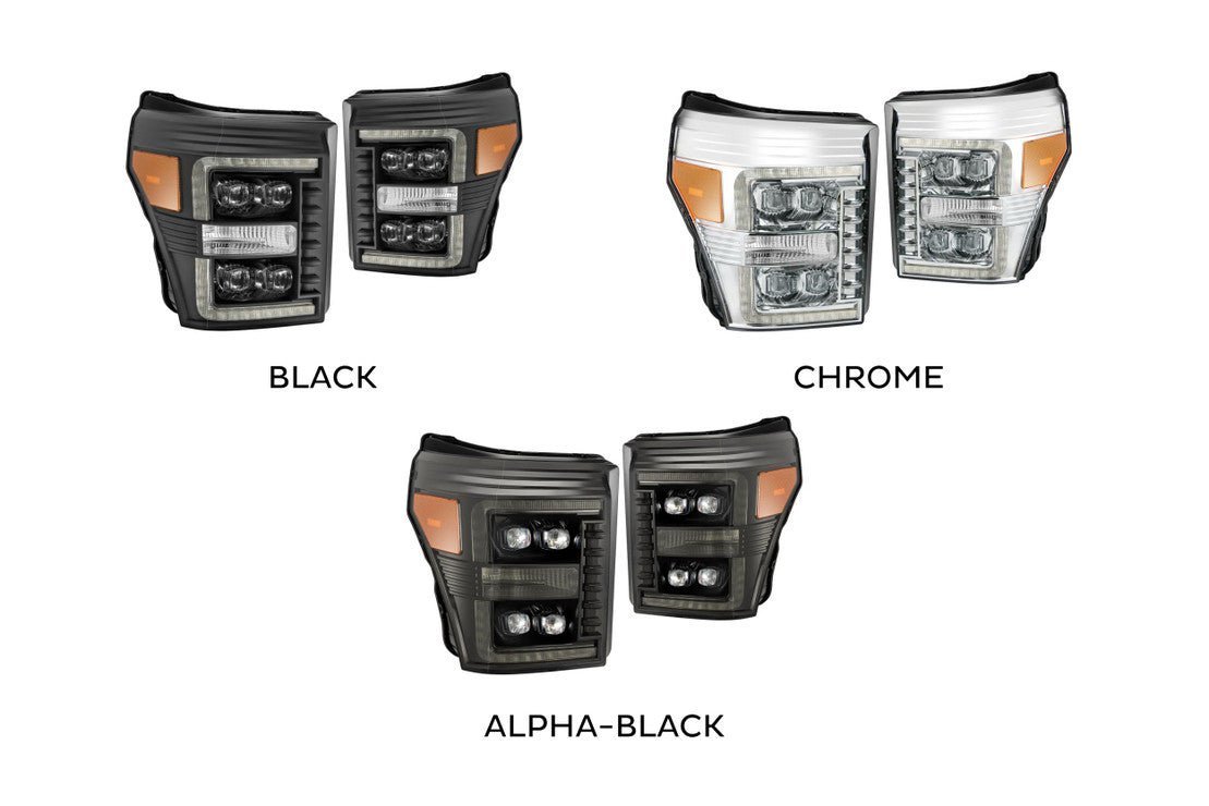 Ford Super Duty (11-16): Alpharex Nova Headlights - Image 2