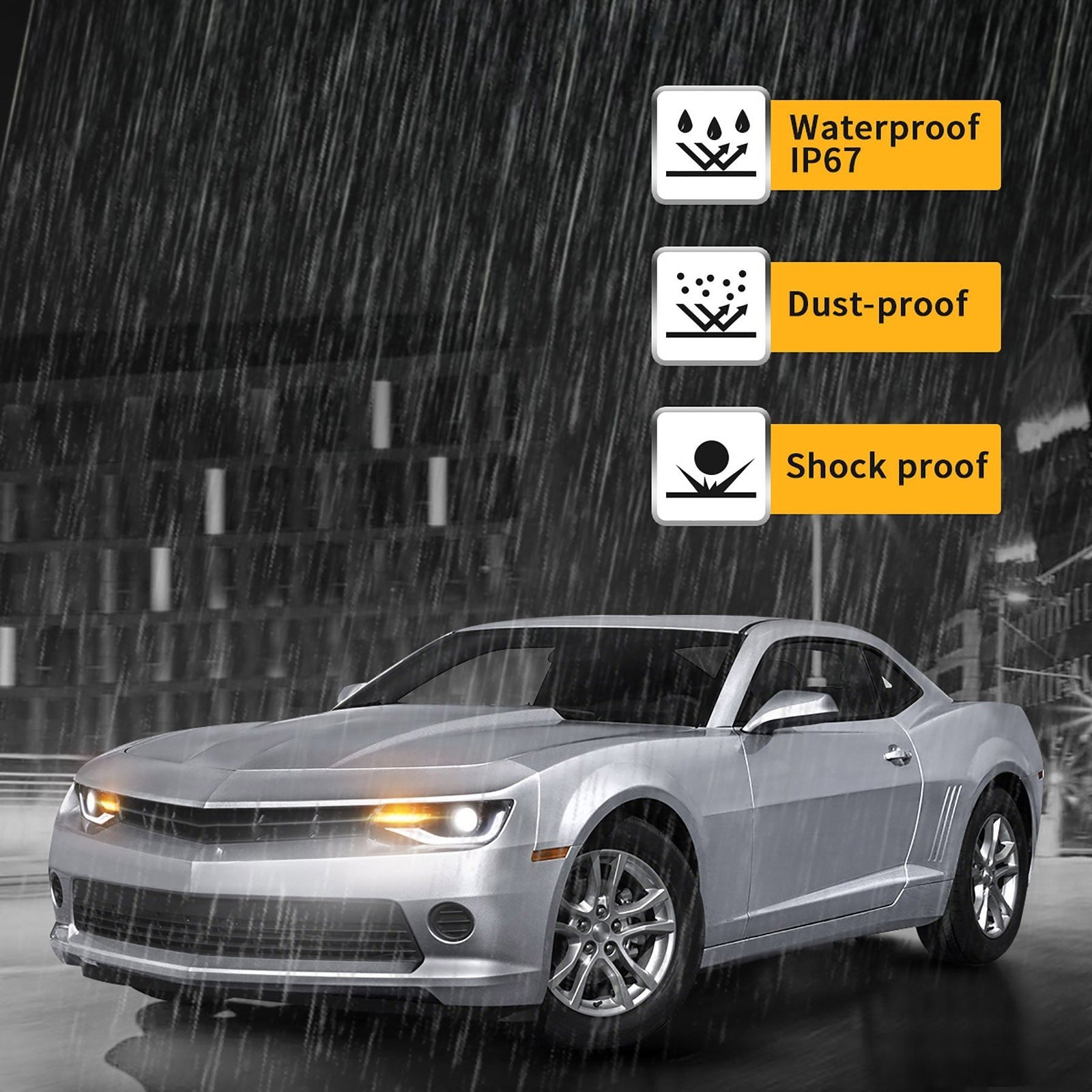 VLAND LED Projector Headlights For Chevy Chevrolet Camaro 2014 2015 - Image 7
