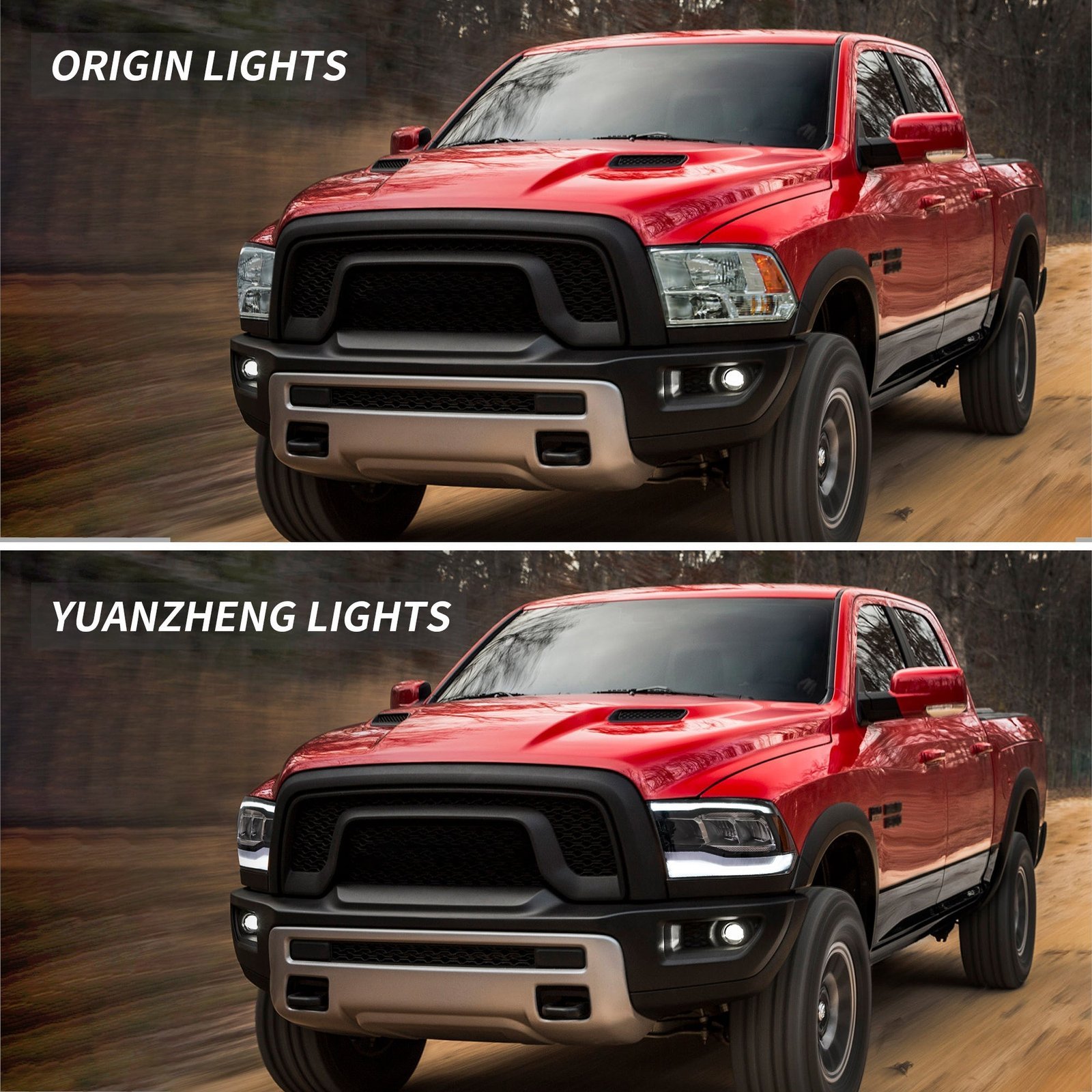 VLAND Full LED Headlights For Dodge Ram 1500 / 2500 / 3500 2009-2018 Ram1500 Classic 2019-2021 - Image 9