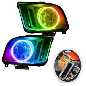 Oracle Lighting 2005-2009 Ford Mustang Pre-assembled SMD Halo Technology Headlights - Image 10