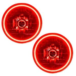 Oracle Lighting 1997-2006 Jeep Wrangler TJ Pre-assembled SMD Halo Headlights - Image 4