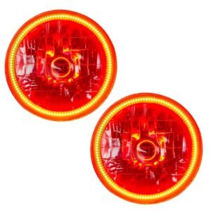 Oracle Lighting 1997-2006 Jeep Wrangler TJ Pre-assembled SMD Halo Headlights - Image 6