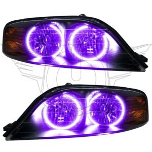 Oracle Lighting 2000-2002 Lincoln Ls Pre-assembled SMD Halo Headlights - Image 5
