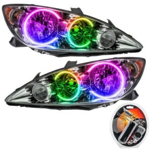 Oracle Lighting 2005-2011 Toyota Tacoma Pre-assembled SMD Halo Headlights - Image 6