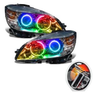 Oracle Lighting 2008-2011 Mercedes Benz C-class Pre-assembled SMD Halo Headlights-chrome-halogen - Image 5
