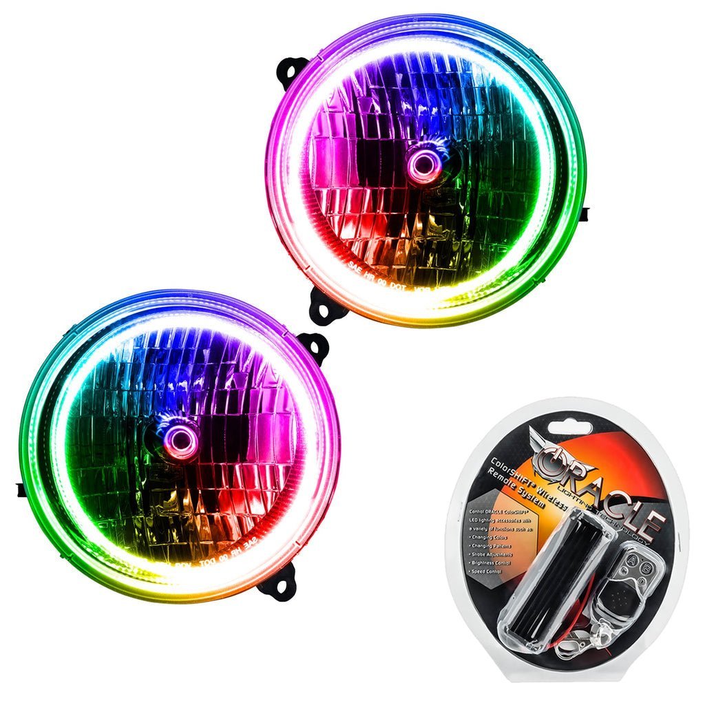Oracle Lighting 2002-2004 Jeep Liberty Pre-assembled SMD Halo Headlights