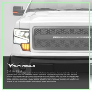 Alpha Owls 2009-2014 Ford F-150 (Excl. Models w/ factory Xenon) Tri-Pro Series LED Projector Headlights - Image 7