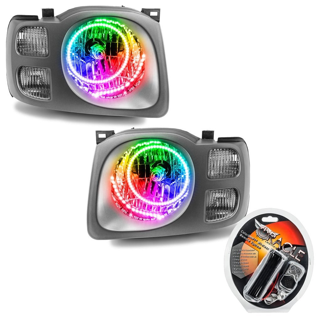 Oracle Lighting 2002-2004 Nissan Xterra Se Pre-assembled SMD Halo Technology Headlights
