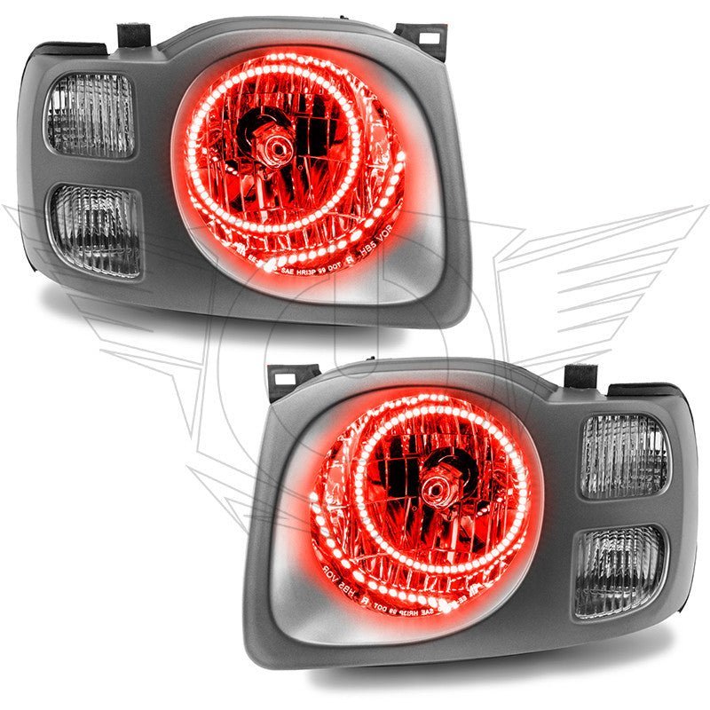 Oracle Lighting 2002-2004 Nissan Xterra Se Pre-assembled SMD Halo Technology Headlights