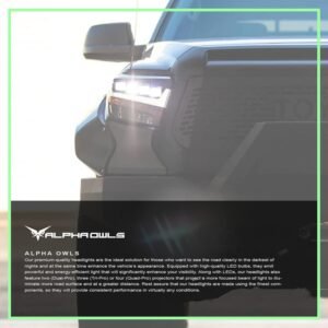 Alpha Owls 2014-2019 Toyota Tundra Quad-Pro Series LED Projector Headlights - Image 7