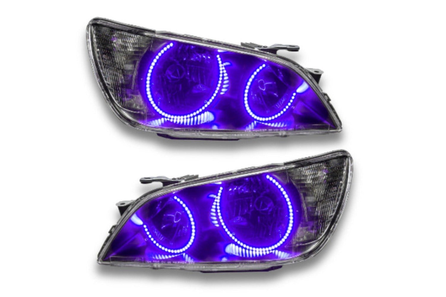 Oracle LED Halo Headlights: 01-05 Lexus IS300 W/o OEM HID (UV/Purple SMD Single Color) - Image 1