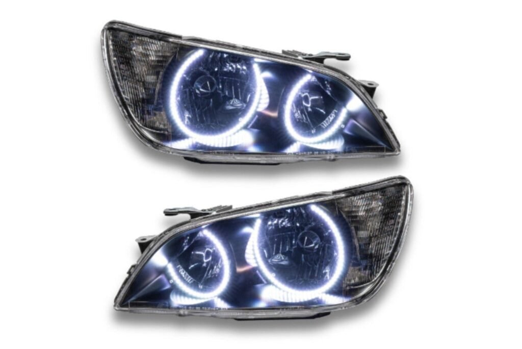 Oracle LED Halo Headlights: 01-05 Lexus IS300 W/o OEM HID (White SMD Single Color)
