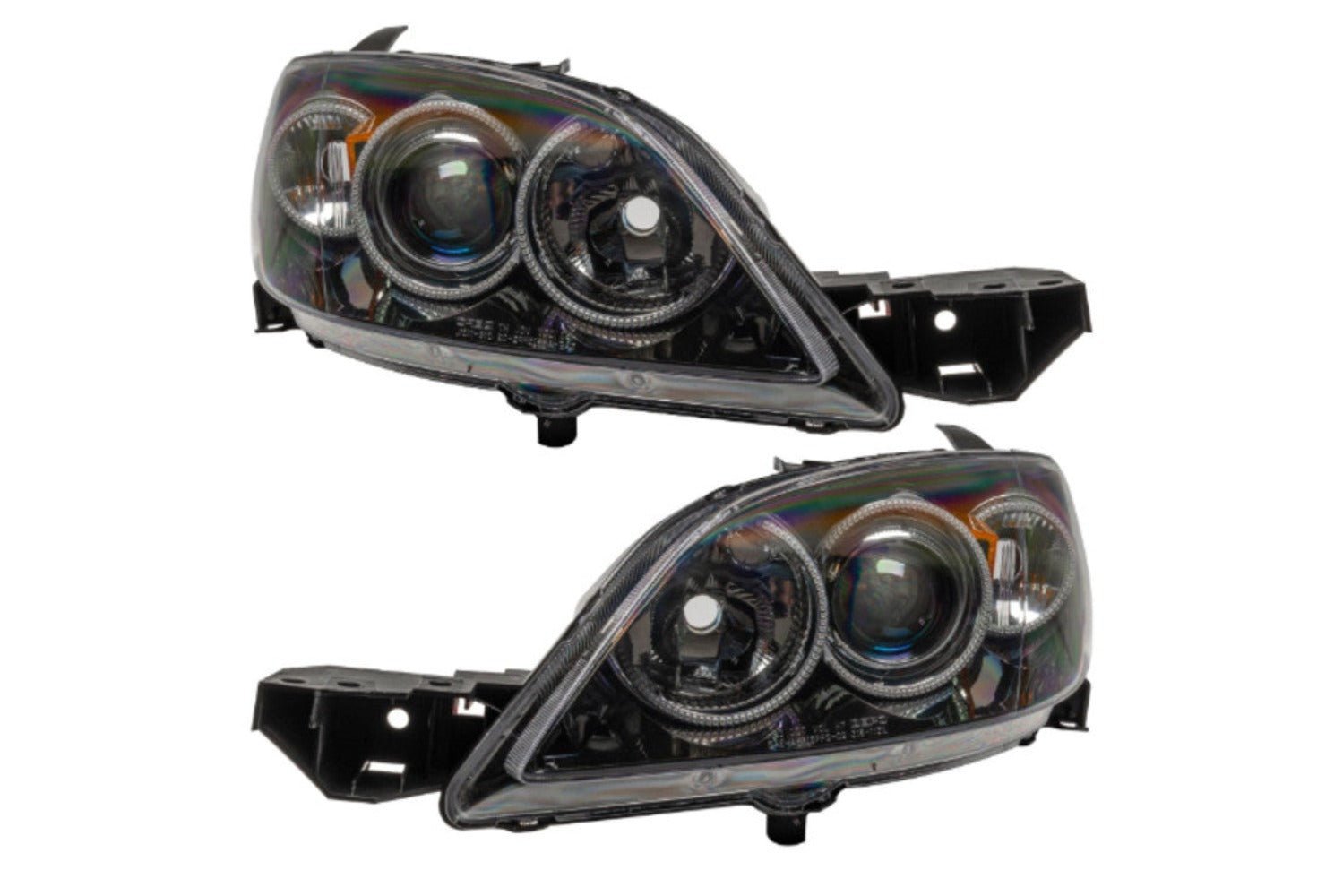 Oracle Led Halo Headlights: 04-09 Mazda 3 Hatch W/o Oem Hid (Colorshift Rgb / Bc1 Controller) - Image 2