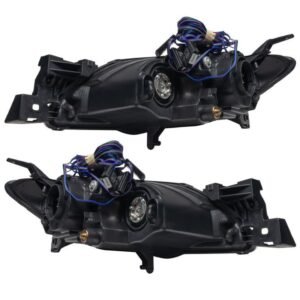 Oracle Led Halo Headlights: 04-09 Mazda 3 Sedan W/o Oem Hid (Amber Smd Single Color) - Image 4