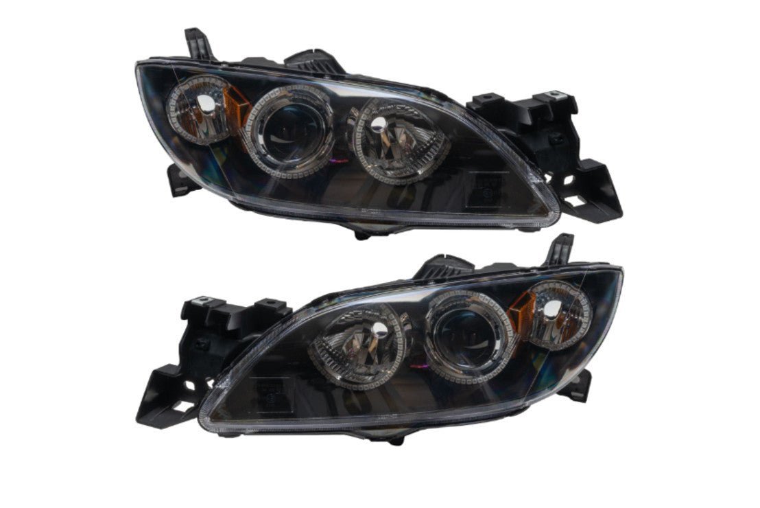 Oracle Led Halo Headlights: 04-09 Mazda 3 Sedan W/o Oem Hid (Colorshift Rgb / 2.0 Controller) - Image 3