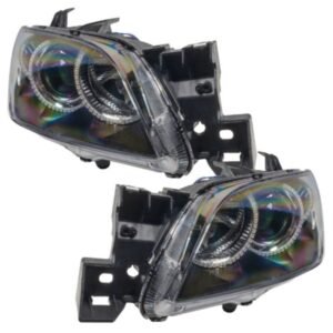 Oracle Led Halo Headlights: 04-09 Mazda 3 Sedan W/o Oem Hid (Colorshift Rgb / Simple Controller) - Image 2