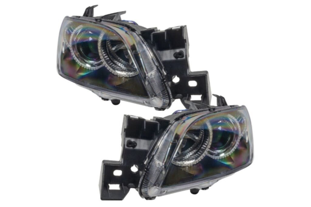 Oracle Led Halo Headlights: 04-09 Mazda 3 Sedan W/o Oem Hid (Uv/purple Smd Single Color)