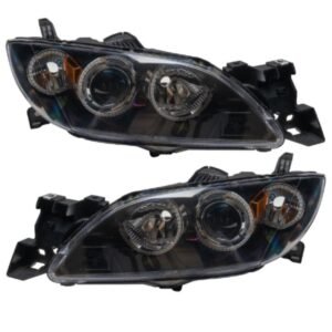 Oracle Led Halo Headlights: 04-09 Mazda 3 Sedan W/o Oem Hid (Uv/purple Smd Single Color) - Image 3