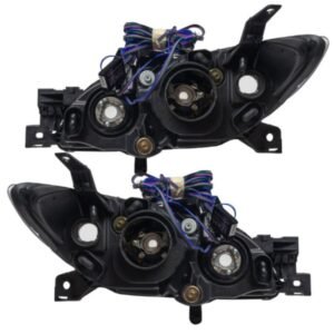 Oracle Led Halo Headlights: 04-09 Mazda 3 Sedan W/o Oem Hid (Uv/purple Smd Single Color) - Image 5