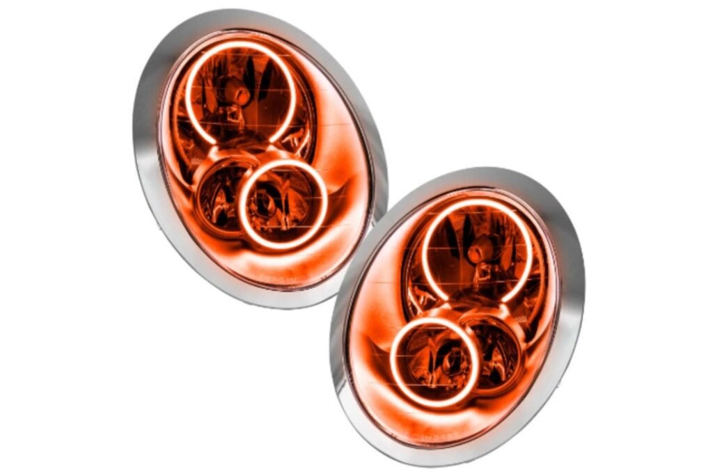 Oracle Led Halo Headlights: 05-08 Mini Cooper (Amber Smd Single Color)