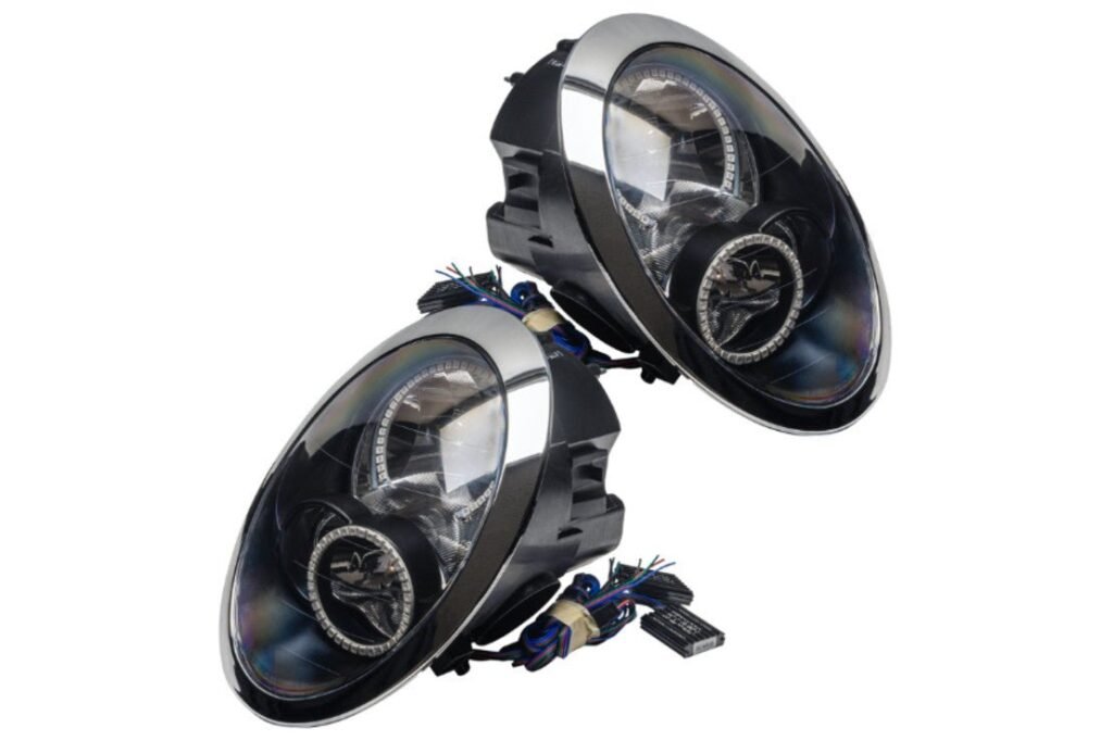 Oracle Led Halo Headlights: 05-08 Mini Cooper (Colorshift Rgb / Simple Controller)