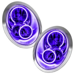 Oracle Led Halo Headlights 05-08 Mini Cooper (UV / Purple SMD Single Color) - Image 1