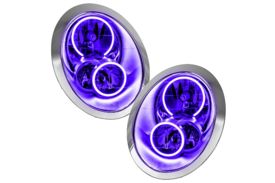 Oracle Led Halo Headlights 05-08 Mini Cooper (UV / Purple SMD Single Color) - Image 1