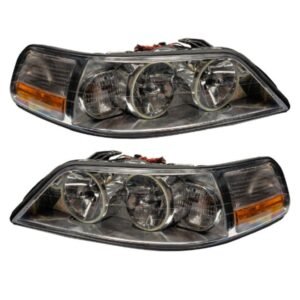 Oracle Led Halo Headlights: 05-11 Lincoln Town Car W/o Oem Hid (Red Smd Single Color) - Image 2