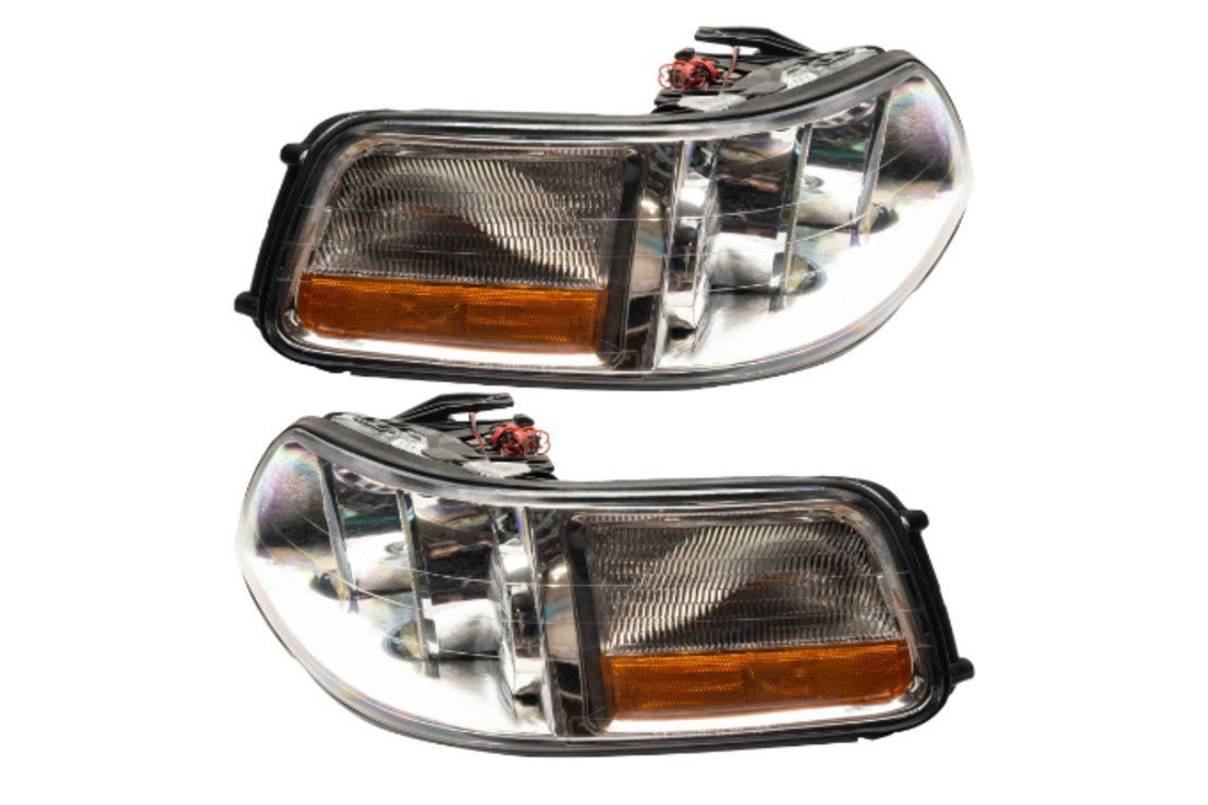 Oracle Led Halo Headlights: 05-11 Lincoln Town Car W/o Oem Hid (Red Smd Single Color) - Image 3