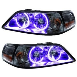 Oracle Led Halo Headlights 05-11 Lincoln Town Car W/O OEM Hid (UV/ Purple SMD Single Color) - Image 1