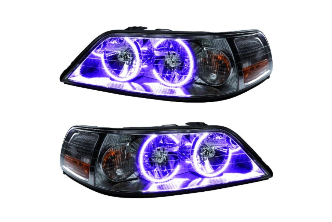 Oracle Led Halo Headlights 05-11 Lincoln Town Car W/O OEM Hid (UV/ Purple SMD Single Color) - Image 1