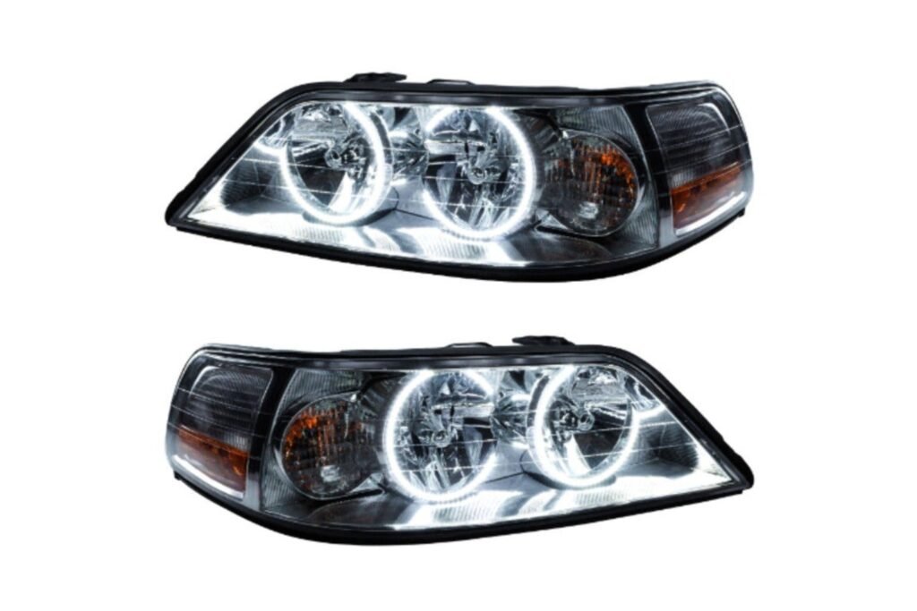 Oracle LED Halo Headlights: 05-11 Lincoln Town Car W/o OEM HID (White SMD Single Color)