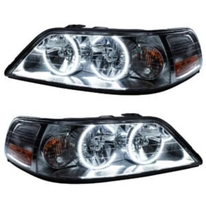 Oracle LED Halo Headlights: 05-11 Lincoln Town Car W/o OEM HID (White SMD Single Color) - Image 1