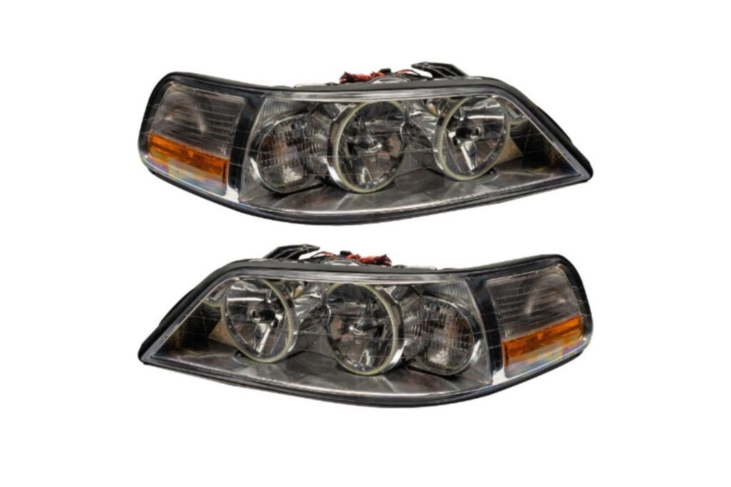 Oracle LED Halo Headlights: 05-11 Lincoln Town Car W/o OEM HID (White SMD Single Color)
