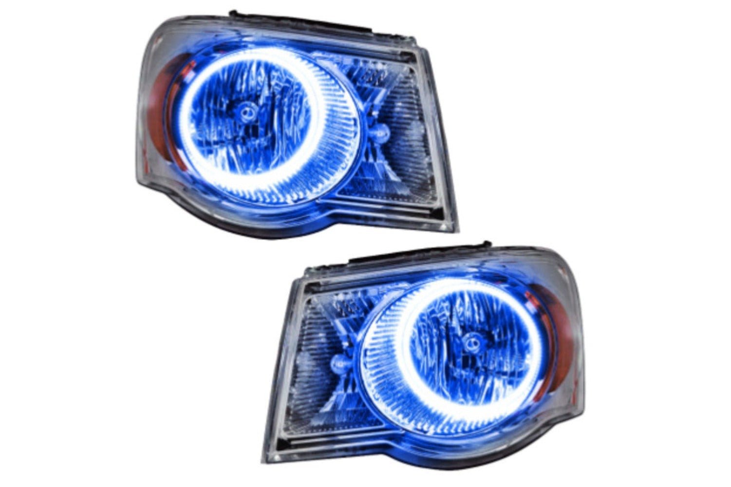 Oracle Led Halo Headlights: 07-09 Chrysler Aspen (Blue Smd Single Color) - Image 1