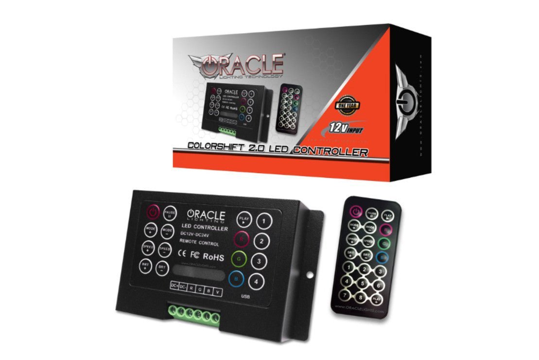 Oracle Led Halo Headlights: 07-09 Chrysler Aspen (Colorshift Rgb / 2.0 Controller) - Image 2