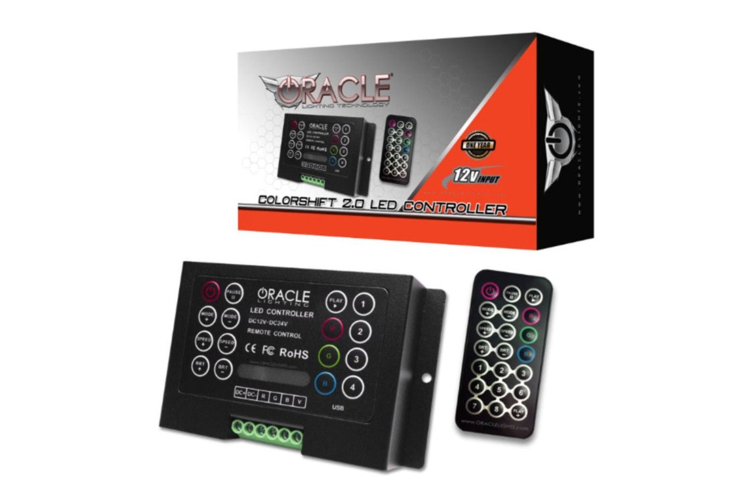 Oracle LED Halo Headlights: 11-14 Chrysler 300c W/o Oem Hid (Chrome / Colorshift RGB + RGB DRL / 2.0 Controller) - Image 2