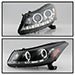 Honda Accord 08-12 4Dr Projector Headlights- Black